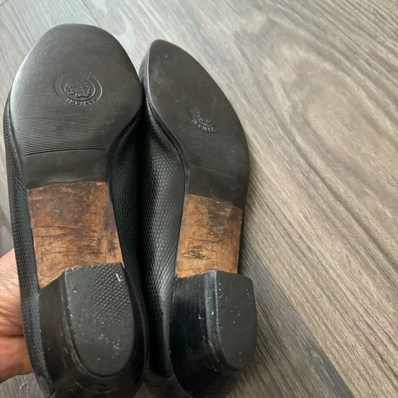 Salvatore Ferragamo Womens Animal Print Loafers 8.5 Black Lizard Whimsigoth - Picture 5 of 13